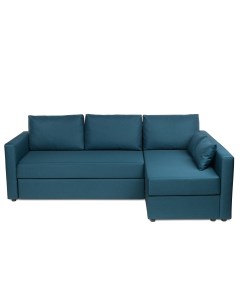 Угловой диван кровать Тилаус длинный подлокотник TILAUS Nar z dl bok Malmo 81 turquoise Делком40