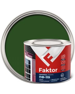 Эмаль ПФ 115 FAKTOR зеленая 1 9 кг Ярославские краски