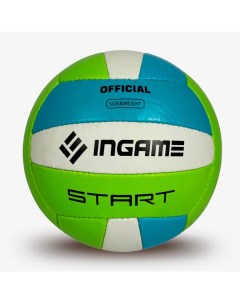 Мяч волейбольный Start зеленый голубой Ingame