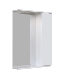 Зеркальный шкаф Квадро 60 белый арт 127 1 2 4 1 Sanstar