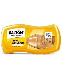 Губка для обуви для гладкой кожи с норковым маслом бесцветная Salton