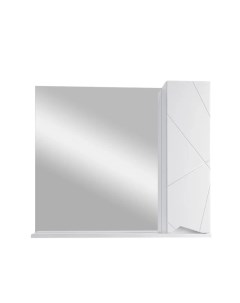 Зеркальный шкаф Каскад 70 белый арт 274 1 2 4 1 Sanstar