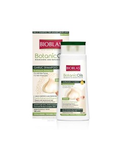 Шампунь против выпадения волос с экстрактом чеснока и оливковым маслом Bioblas