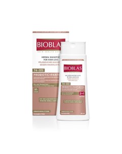 Шампунь против выпадения волос интенсивное увлажнение с пробиотиками и пантенолом Bioblas