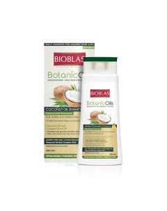 Шампунь для придания блеска тусклым безжизненными волосам против выпадения с кокосовым маслом Bioblas
