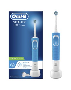 Электрическая зубная щетка Vitality 100 Hangable Box Синий Oral-b