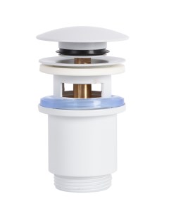 Донный клапан 1-1/4", 80мм с переливом, Белый 740006 Arrowhead