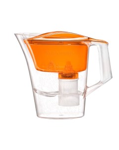 Фильтр кувшин для очистки воды Танго оранжевый с узором Барьер