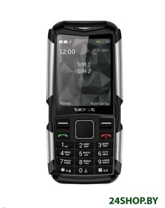 Мобильный телефон TM D314 черный Texet