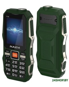 Мобильный телефон P100 зеленый Maxvi