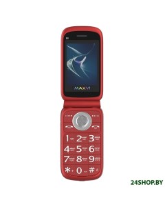 Мобильный телефон E6 красный Maxvi