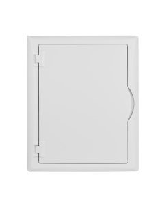 Щит встраиваемый ECO BOX 2x12M N PE 3x 2x16 7x10mm2 белая пласт дверь белый RAL9003 430x350x95mm IP4 Elektro-plast