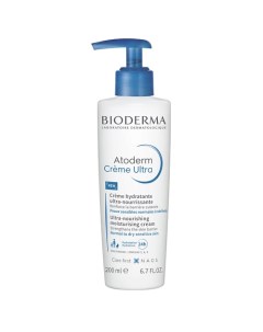 Крем для увлажнения нормальной и сухой кожи лица и тела Atoderm Ultra 200 Bioderma
