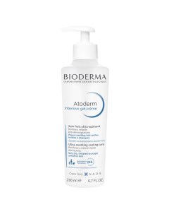 Успокаивающий Гель крем для сухой раздраженной и атопичной кожи лица и тела Atoderm 200 Bioderma