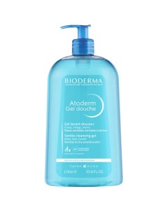Мягкий очищающий гель для душа для нормальной сухой и атопичной кожи Atoderm 1000 Bioderma