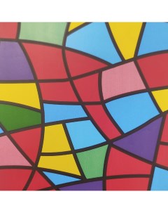 Пленка самоклеящаяся 8272 0 45 8м мозаика разноцветная D&b