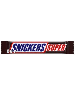 Шоколадный батончик SUPER 80г Snickers