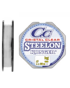 Леска STEELON CRISTAL CLEAR 30 м 0 10 мм Konger