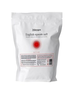 Английская соль для ванн с магнием EPSOM с натуральными маслами розмарина и мяты 4000 Marespa