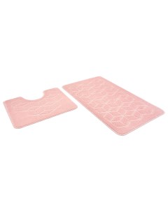 Набор ковриков для ванной комнаты РР 60x100 60x50 002 фламинго Shahintex