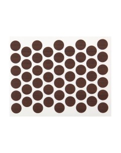 Заглушка самокл. 14 мм орех темный (50шт) Tech-krep