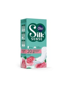 Silk Sense DAILY DEO Ежедневные мягкие прокладки аромат Бархатная роза 20 Ola!