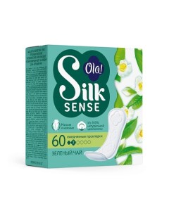 Silk Sense DAILY DEO Ежедневные мягкие прокладки аромат Зеленый чай 60 Ola!