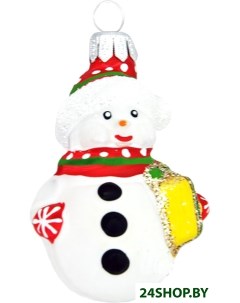 Елочная игрушка Снеговик 200 088 1 белый Orbital
