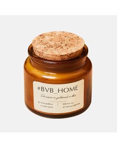 Ароматическая свеча с деревянным фитилем Миндальный Круассан 100 #bvb_home