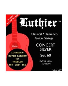 Струны для классической гитары Luthier