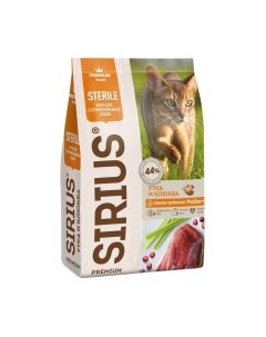 Сухой корм для кошек Sirius