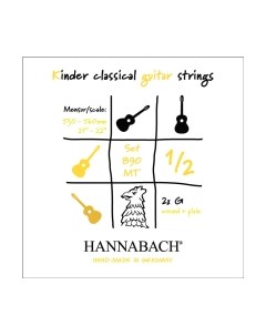 Струны для классической гитары Hannabach
