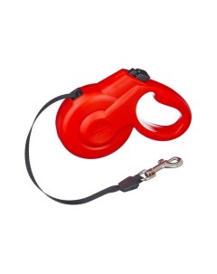 Поводок рулетка для собак StyleashMINI XS лента 3 м красная Fida