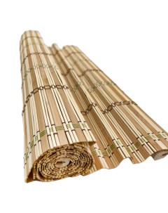 Штора рулонная бамбуковая Ethno 160х60см арт MUY 101 No brand