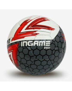 Мяч футбольный Pro IFB 115 5 красный черный Ingame