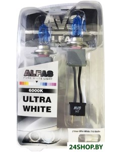 Лампа накаливания Alfas Ультра белый H7 2 шт Avs