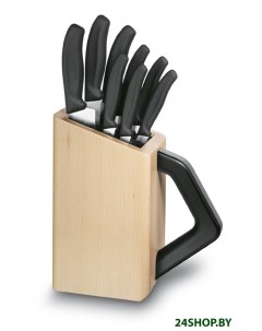 Набор ножей кухонных Swiss Classic 6 7173 8 черный Victorinox