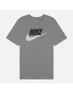 Мужская футболка Icon Futura цвет серый размер L Nike