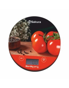 Весы кухонные SA 6076T помидоры Сакура