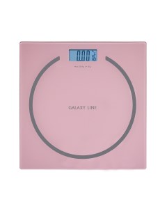 Весы напольные электронные GL 4815 розовый Galaxy line