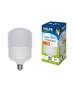 Лампа светодиодная Simple M80 25Вт E27 4000К 10809 Volpe