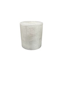 Свеча столбик 75 мм серебро Calavera alegre