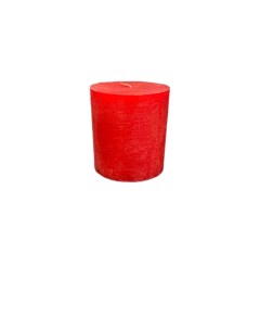 Свеча столбик 75 мм ярко красный Calavera alegre