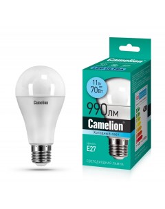 Лампа светодиодная A60 11Вт E27 4000K LED M 15068 Camelion