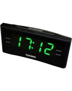 Часы TF 1712 черный зеленый Telefunken