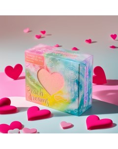 Бомбочка для ванны Радужное сердце с пеной и цветными вставками 130 Laboratory katrin