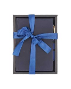 Набор подарочный VELVET ежедневник темно синий шар ручка Bruno visconti