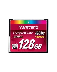 Карта памяти 800x CompactFlash Premium 128GB TS128GCF800 Transcend