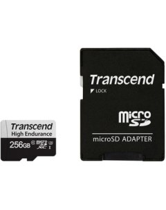 Карта памяти microSDXC TS256GUSD350V 256GB с адаптером Transcend
