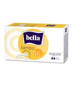 Тампоны без аппликатора Tampo Regular 16 Bella